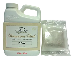 Tyler Candle Company Glamorous Wash - Laundry Detergent w/ Single Sachet Pouch (454g / 16oz)