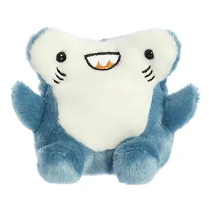 Palm Pals Adorable Huddleston Hammerhead Shark 5 inch Blue Mini Soft Plush Collectable Stuffed Animal