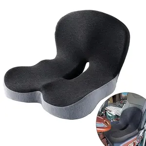 Memory Foam Cushion Backrest Pad - Soft Support Sofa Cushion,Non-Slip Memory Foam Seat Skin-Friendly Extended Zipper Easy Remove Wash Back Support Cushion Comfy Chair Adjustable Chair Breathable Cloth Leg Pain Mesh Bath Mats