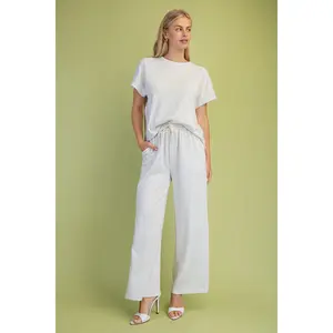 Brandy Silver Grey Knit Pants