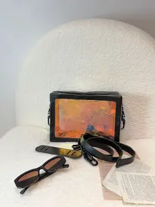 Pre-owned Louis Vuitton Sofe Trunk Holographic Box Bag 2019 Runway Exclusive HK