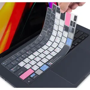 MacBook Air 15 inch Keyboard Cover Shortcuts for 2025-2023 MacBook Air 15.3" with  M4 M3 M2 Chip A3241 A3114 A2941  OS Shortcut Hot  Keyboard Protector