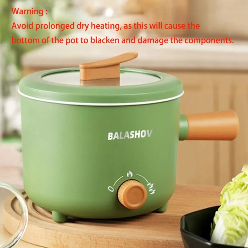 Electric Pot, Portable Non-stick Pot with Handle, Kitchen Appliances, Kitchen Accessories Suitable for Cooking Italian Pasta, Noodles, Beef, Rice, Kitchen Cooking Supplies, Summer for Gift, Multifunctional Hot Pot Cooker, Hotpot