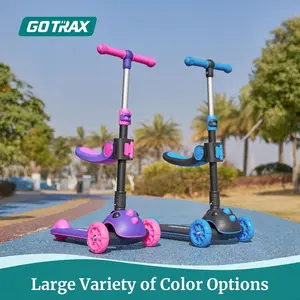 Gotrax KS3 Pro Kids Scooter: Light-Up Wheels, Foldable Design, Anti-Slip Deck & Removable Seat (Ages 2-8)