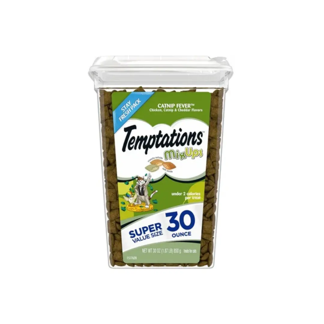 Temptations MixUps Catnip Fever Flavor Soft & Crunchy Treats for Cats