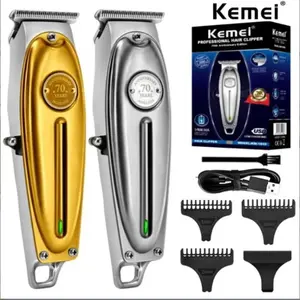 Kemei 1949 Pro Electric Hair Trimmer, Professional Full Metal Men's Beard Clipper, Facial Shaper, Complete Hair Cutting Machine