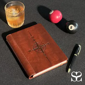 Settini Compass Journal with Luxury Ballpoint Pen