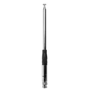 27Mhz Metal Telescopic Rod Antenna, 9-Inch to 51-Inch, BNC Connector for CB Handheld/Portable Radios
