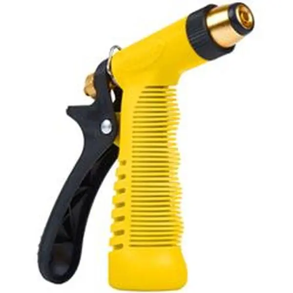 Melnor 15588 High Visibility Yellow Water Jet Nozzle - Adjustable, High-Pressure, Multi-Purpose Nozzle Watering Equipment, Outdoor Garden Accessory, 0.35 lbs, 2-Year Limited Warranty, Plastic No-Slip Grip, Fine Mist Spray, Single Unit