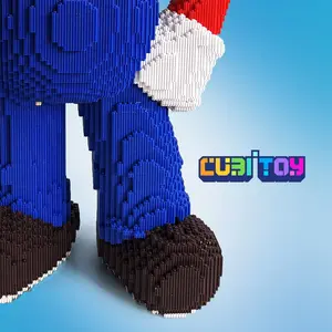 CubiBRICK Animation Series Raising Hand M (28,138 PCS) 3D Micro Building Block Model CubiBRICK Animation Series Raising Hand M (28,138 PCS) 3D Micro Building Block Model