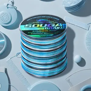 Sougayilang SOUGA BRAID Fishing Line 320 Yards Abrasion Resistant Superline Zero Stretch Smaller Diameter Must Have for Enhanced Sensitivity and Durability