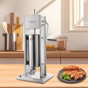 Hakka 11 Lb/5 L Stainless Sausage Stuffer 2 Speed Vertical Sausage Maker