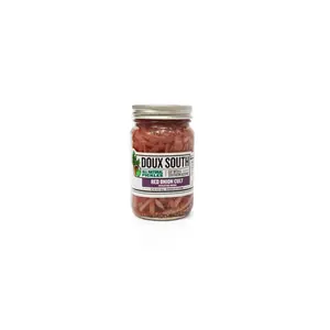 Doux South Pickled Red Onion Cult - 16 oz Natural Crunchy Pantry Food, Ideal for Pizza, Food Pairings
