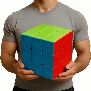 Giant 18CM Big 3x3 Speed Cube Color-Matching 3D Sensory Puzzle Box Super Large Fidget Toy Brain Teasers, Perfect Birthday Christmas Gift for Kids Adults