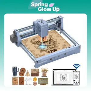 ARTILUME U1 Laser Engraver & Cutter, High-Precision 12000mW Blue Laser, App Control Supported, Ideal for Wood, Metal, Acrylic, Leather & More