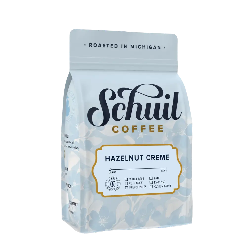 Hazelnut Crème | Freshly Ground Flavored, 100% Arabica Specialty Coffee |  Coffee Beverage