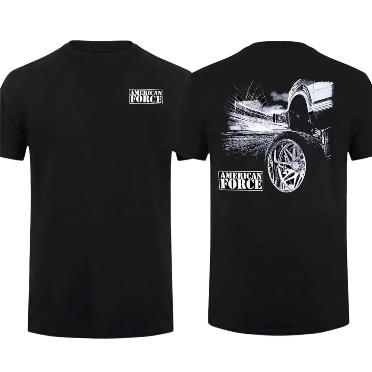 American Force Truck T-Shirt, Lifted Truck Graphic Tee for Truck Enthusiasts