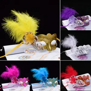 Feather Masquerade Carnival Mask Show Party Christmas Gift Easter Halloween Mask Cosplay Costumes Love Live Cosplay