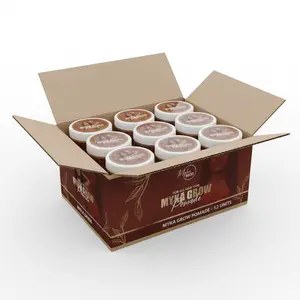 MYKA BOSSY COLLECTION Men's Haircare Myka Hair Pomade Wholesale Display Box - 12 Units, Styling Haircare for Healthy Hair Growth