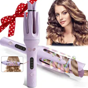 Automatic Negative Ion Curling,Automatic Ceramic Curling Iron Kit, 4 Heat Levels Hair Curling Iron, Negative lonAutomatic Hair Hair Curl Wand, Professional Long-lastingElectric Big Wave Hair Styling Tool for Beach Waves, BlitzCurler, Hair Styling Tools