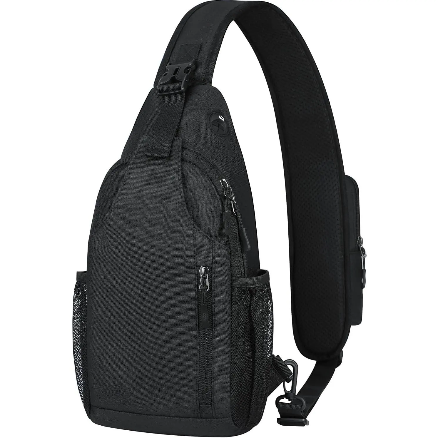 Crossbody Sling Backpack Sling Bag for Men Women, Travel Hiking Chest Bag Daypack, Small over the  Backpack