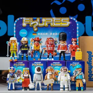 Hot-selling playmobil Mobi World 71034 Ming Box Astronaut Pilot Firefighter Doll Toys popular