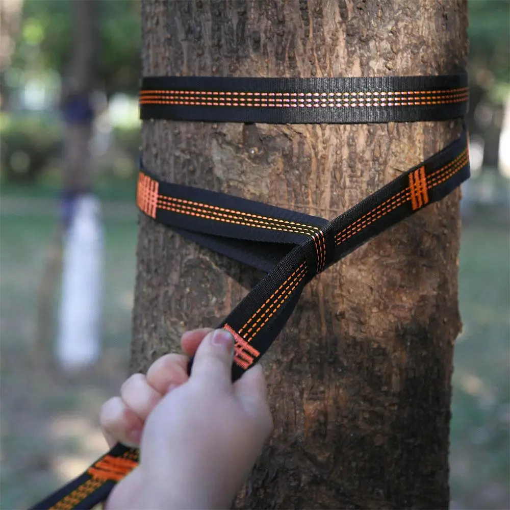 Triple Power Stitched Hanging Hammock Strap, 2 Counts Durable High Load Capacity Hammock Rope, Outdoor Camping Equipment, Camping Tools, Camping Accessories, Camping Gear