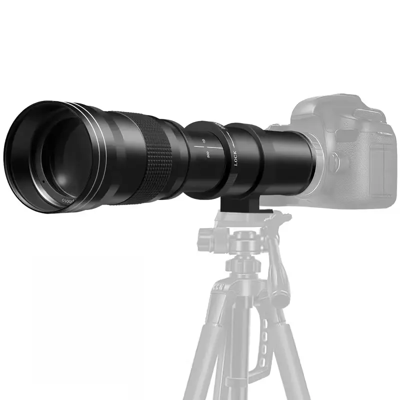 420-800mm F8.3 Telephoto Zoom Lens(MF)+ T-Mount for Sony a7 IV-III/ZV-E10/a7R V/a7C II/a7R IV/a7S III/a1/a9 III/a6400/a6100/a9 II/a7 II/a6000/NEX-6/NEX-5/Alpha-Manual Focus Mirrorless Cameras Lens