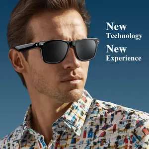 5.4 Bluetooth Sunglasses with Open Ear Speaker, Voice Assistant Compatible, multifunctional Blue Light Blocking Lens 3in1 Glasses that play music Wearable Headphones