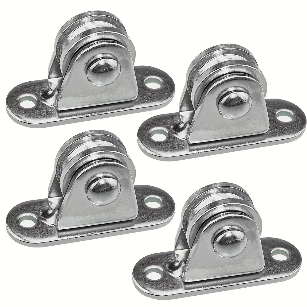 The Small Pulley with a Silent Design Can Be Mounted on Walls Or Ceilings And Supports a Load of 175 Pounds, Suitable for Rope Pulling And Movement
