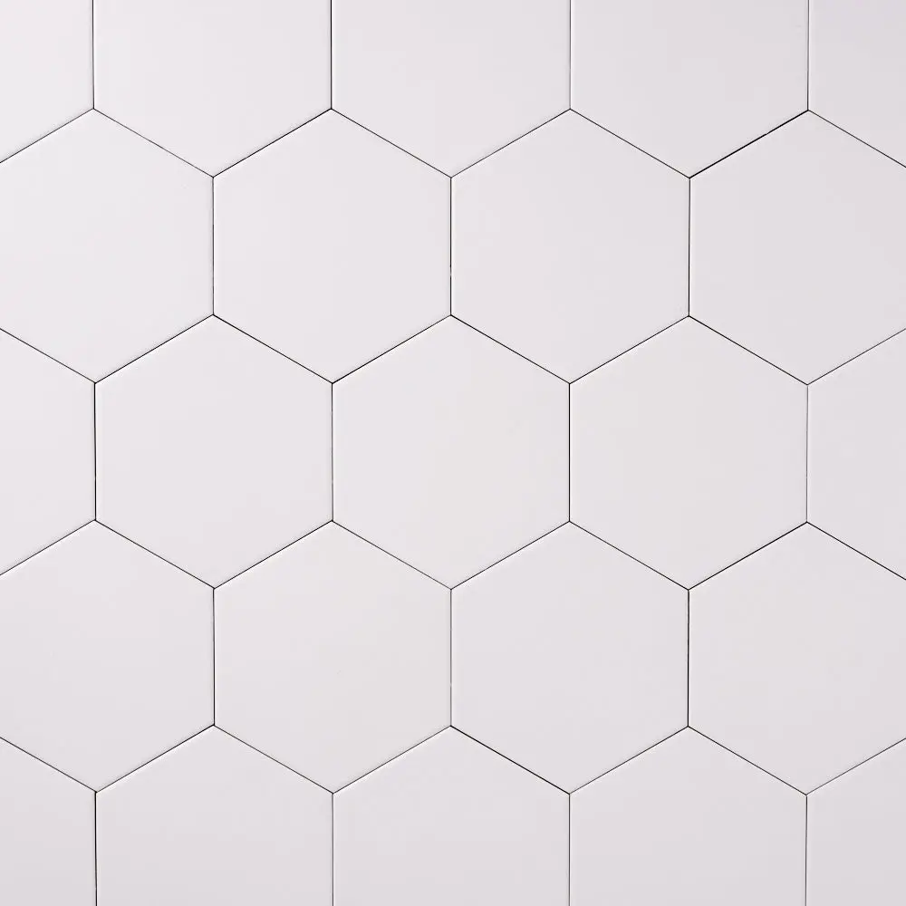 Venice Blanco 5x6 Hexagon Matte Porcelain Tile