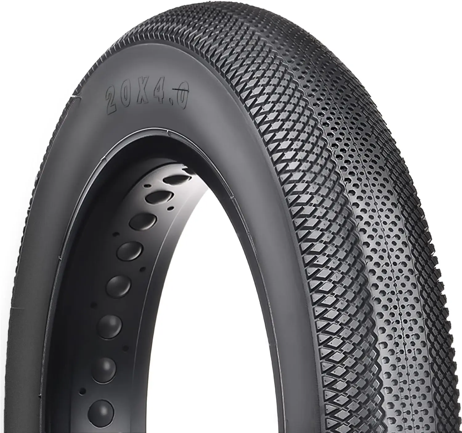 EBike Fat Replacement Tire, 20x4.0/26x4.0 Inch High-Performance Wear-Resistant Folding Option for Adults’ Electric & Mountain Bikes, All-Weather Performance, Charming Retro Car Tire Look, Cycling Components & Parts