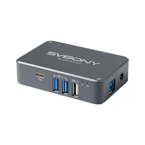SVBONY SV241 Astronomy Telescope Power Adapter, Micro DC USB HUB Box, High-Speed Output and Type-C Interface, Compatibility with Various Power Sources, Integrated USB Hub for Outdoor Astrophotography
