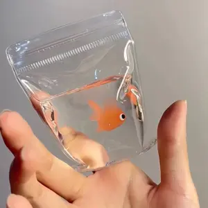 Transparent goldfish bag, pinch and squeeze, stress relieving toys, slow rebound, wet and fidget toys