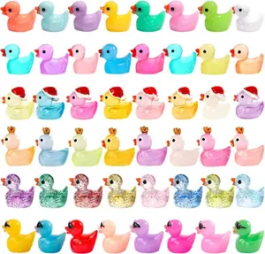 Purple Star Mini Ducks 50 Pack Tiny Ducks Little Ducks Resin Ducks Small Ducks Plastic Mini