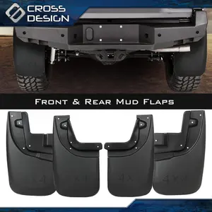 CROSSDESIGN Mud Flaps Splash Guards Fit For Toyota Tacoma 05-15 Rear Front Mudguards Splash Mud Flaps