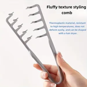 2-Piece Puffy Hair Comb Set, Firm Grip, Root Lift, Fine Tooth Design for All Hairstyles, Anti-Slip Structure, Comfortable Handle, Reusable, Thermal Brush