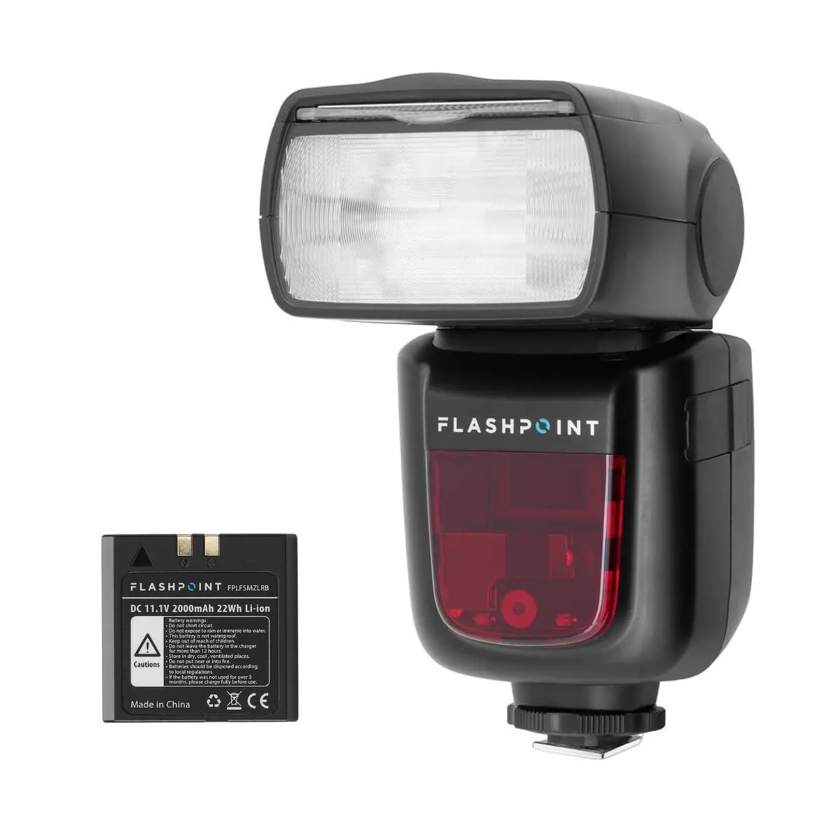 Godox V860II-N Flashpoint Zoom Li-Ion R2 TTL External Light Kit for Nikon Cameras, Rechargeable, Mount, Durable Camera Accessories for Photographers with TTL Sync, Compact
