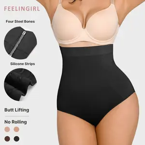 FeelinGirl Tummy Control Shorts Shapewear Briefs High Waisted Panty Butt Litfer Shorts Compression Panties