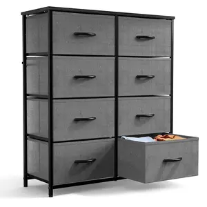 【Deal】Dresser for Bedroom, Dressers & Chests of Drawers Dresser Organizer with 8 Fabric Storage Drawers Tower Unit