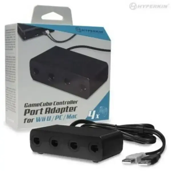 Hyperkin 4-Port Controller Adapter for GameCube to Switch/ Wii U/ PC/ Mac