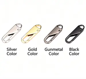 ALGOFAIR Zipper Pull 4/8PCS Replacement Metal Mend Fixer Tab for Luggage Suitcases Backpacks Jackets Purses Handbags Easy Attach Zinc Alloy Spring Loaded Hook - Menswear, Coats