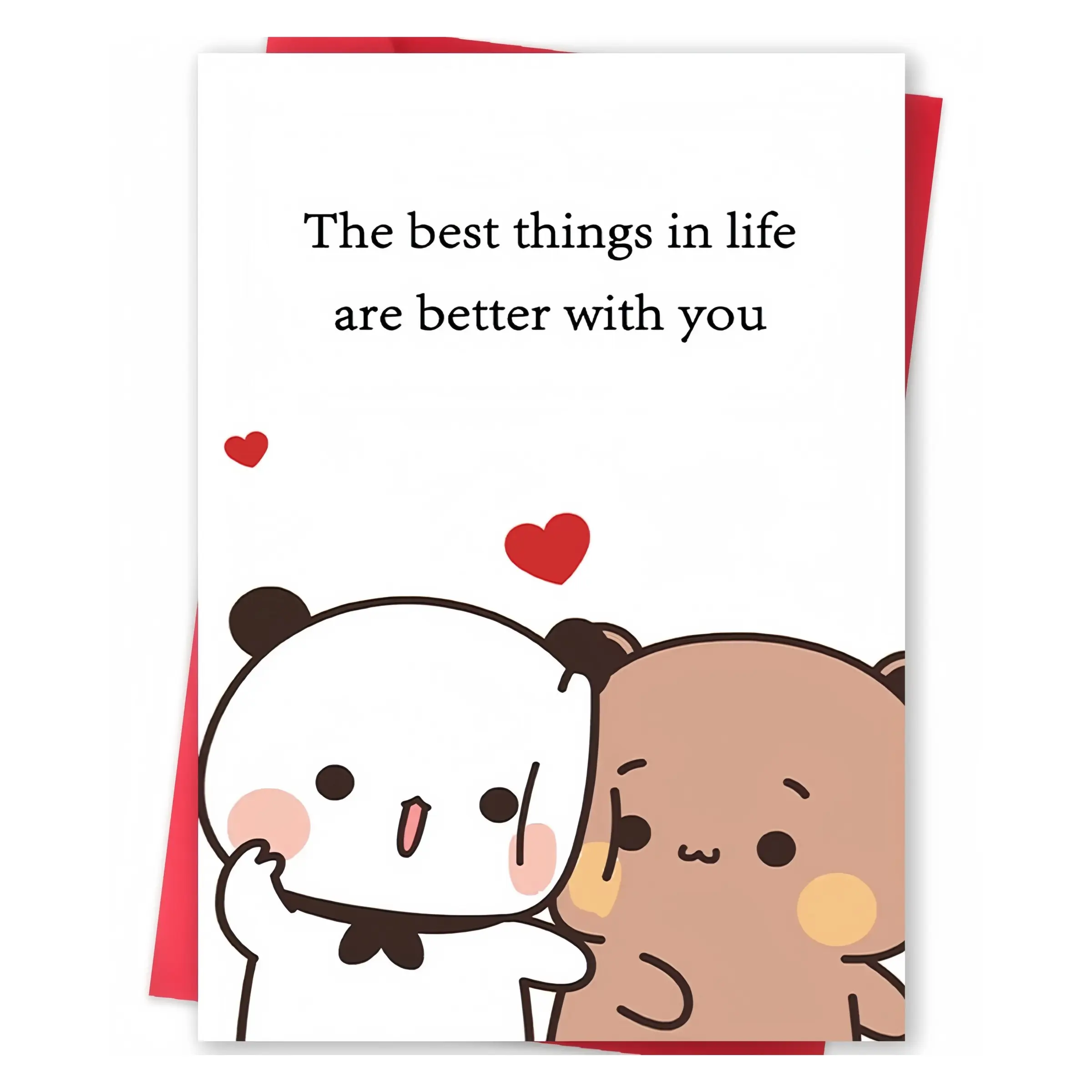 1PC Funny Valentine's Day Card for Him Her, Romantic Valentines Day Card Gifts for Husband Wife Boyfriend Girlfriend, Greeting Cards