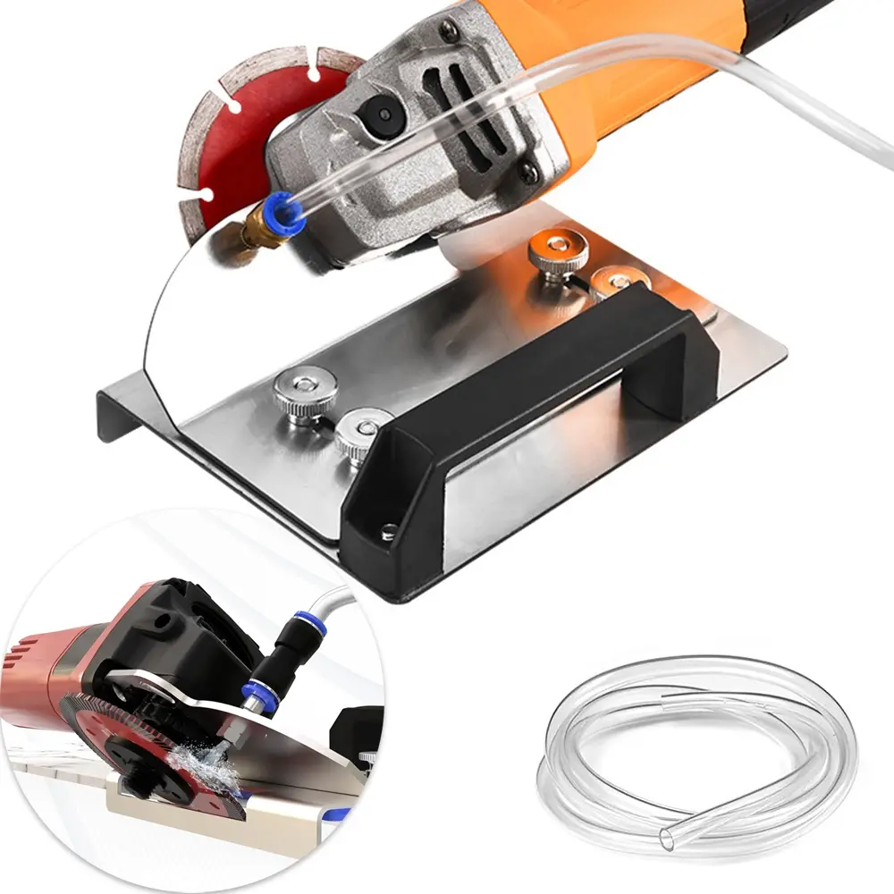 45 Degree Tile Chamfering Tool with Base Plate, Type 100 Angle Grinder Stand for Tile 45° Chamfer Cutting, Angle Grinder Stand for Cutting Ceramic Stone, Power Tool, Angle Grinding Tools