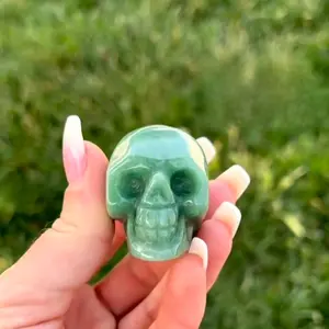 Small Skull Carving office trinket indoor