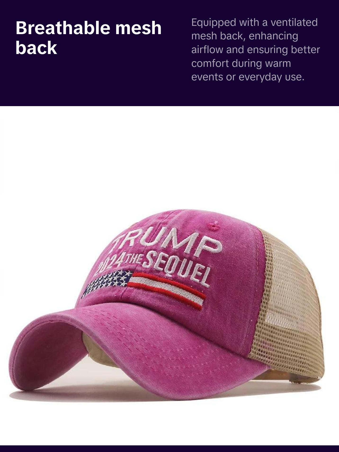 Trump 2024 the Sequel - Embroidered Mesh Cap