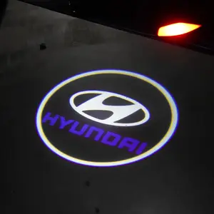 2Pcs Wireless LED Welcome Projector Lights for Car Doors, Suitable for Modern Vehicles