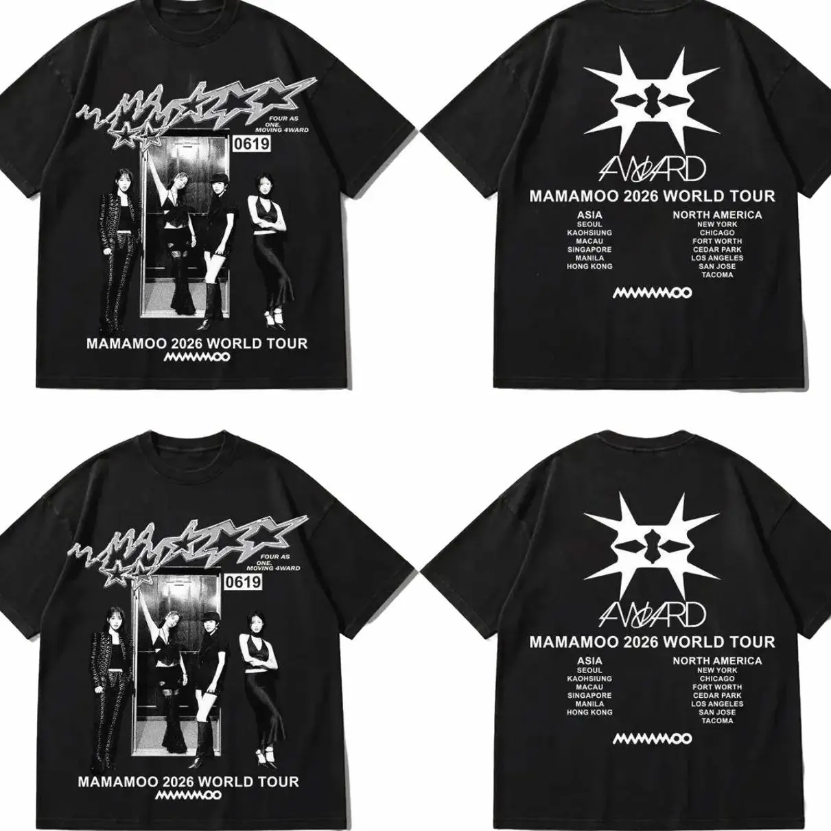 Mamamoo 2026 World Tour 4Ward Shirt, Mamamoo 2026 World Tour Shirt, Mamamoo 4ward Sweatshirt, Mamamoo Member Solar Moonbyul Wheeln Hwasa Tee U