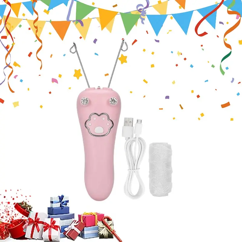 Cotton Thread Facial Hair Removal Device, Easy Hair Removal, Wireless Electric Threading Epilator, USB Rechargeable Hair Removal Machine for Face & Body, Facial Hair Remover, Hair Removal Tool, Depilator