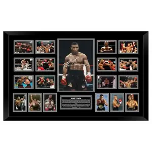 Mike Tyson WBA, WBC, IBF Champion Signed Limited Edition Memorabilia Frame